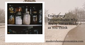 Emergency Preparedness: Why You're Not as Ready as You Think
